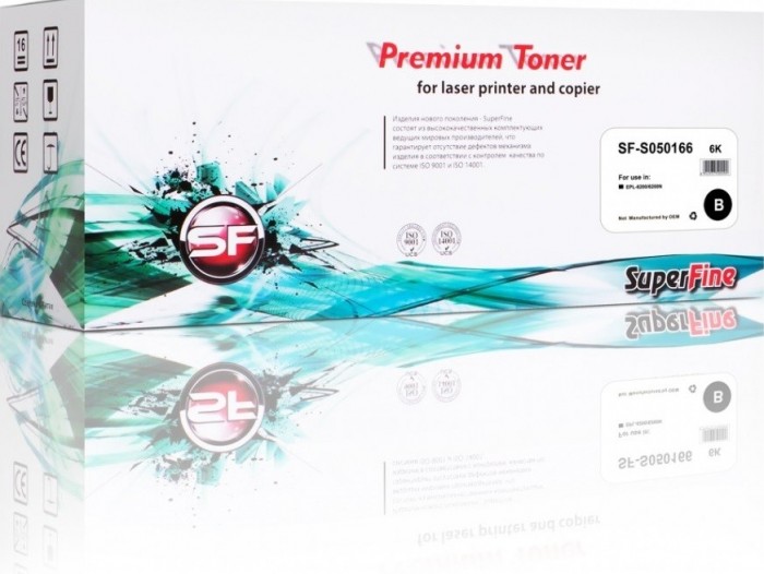Картридж SuperFine C13S050166 для принтеров Epson EPL-6200/ 6200N 6K