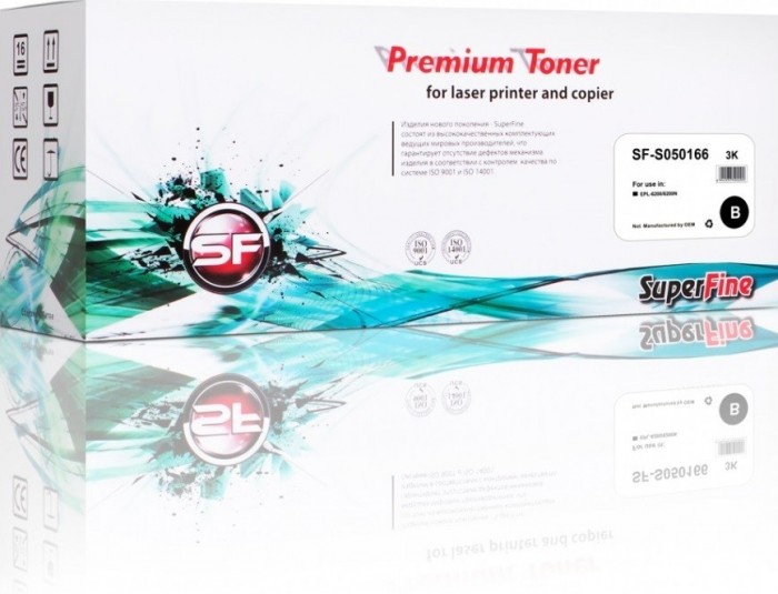 Картридж SuperFine C13S050167 для принтеров Epson EPL-6200/ 6200N 3K