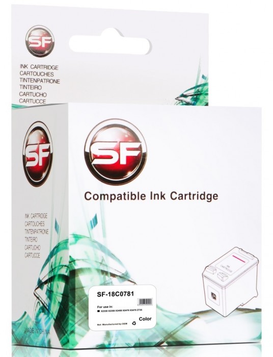Картридж SuperFine 18C0781 для принтеров Lexmark X2330 X2350 X2450 X2470 X3470 Z735 color №1 15 ml