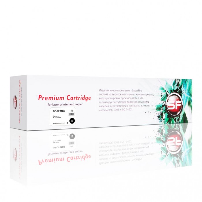Картридж SuperFine CF218X для принтеров HP LJP M104/ M132 4K  Картридж SuperFine CF218X для принтеров HP LJP M104/ M132 4K
