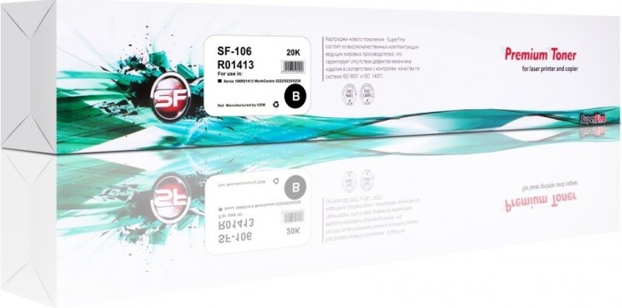 Картридж SuperFine 106R01413 для принтеров Xerox WorkCentre 5222/ 5225/ 5230 20K Картридж SuperFine 106R01413 для принтеров Xerox WorkCentre 5222/ 5225/ 5230 20K