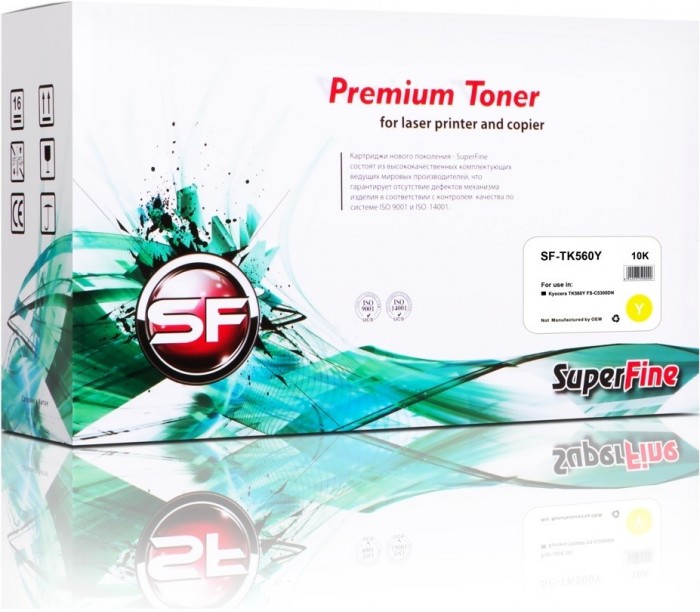 Картридж SuperFine TK-560Y для принтеров Kyocera FS-C5300DN 10K Yellow Картридж SuperFine TK-560Y для принтеров Kyocera FS-C5300DN 10K Yellow
