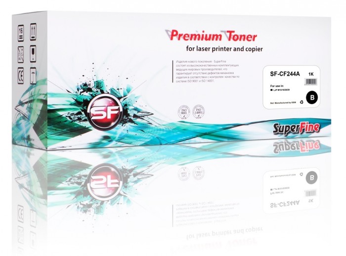 Картридж SuperFine CF244A для принтеров HP LJP M15/ 16/ 28/ 29 1K 