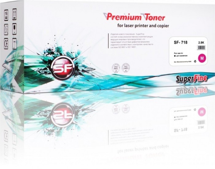 Картридж SuperFine 718 для принтеров Canon LBP 7200/ MF8350 2.8K magenta