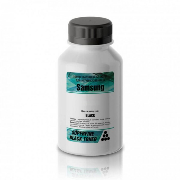 Тонер SuperFine для картриджей Samsung ML 1210/1610/1910 бутылка 80 гр. Тонер SuperFine для картриджей Samsung ML 1210/1610/1910 бутылка 80 гр.