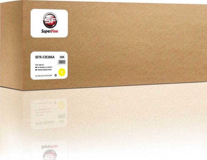 Барабан SuperFine CB386A для принтеров HP Color LaserJet CP6015/ CM6030/ CM6040 DRUM 35K Yellow
