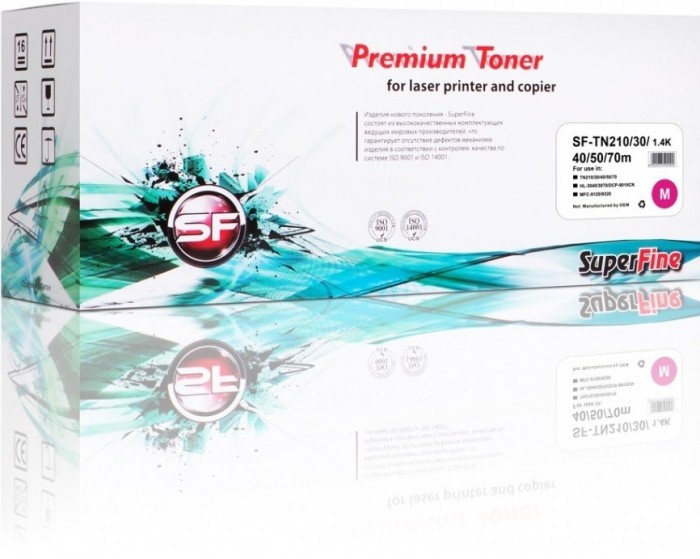 Картридж SuperFine TN-210/ TN-230/ TN-240/ TN-250/ TN-270 для принтеров Brother HL-3040/ 3070/ DCP-9010CN/ MFC-9120/ 9320 1.4K magenta Картридж SuperFine TN-210/ TN-230/ TN-240/ TN-250/ TN-270 для принтеров Brother HL-3040/ 3070/ DCP-9010CN/ MFC-9120/ 9320 1.4K magenta