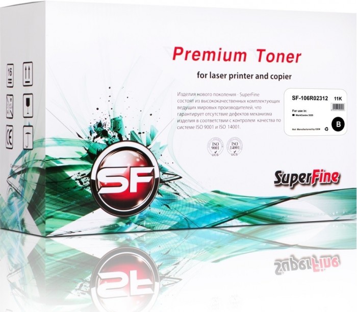 Картридж SuperFine 106R02312 для принтеров Xerox WorkCentre 3325 11K Картридж SuperFine 106R02312 для принтеров Xerox WorkCentre 3325 11K