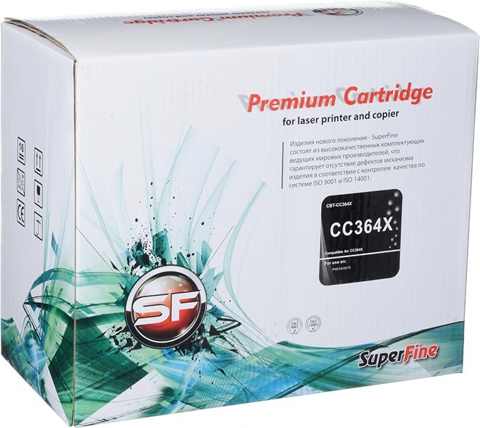 Картридж SuperFine CC364X для принтеров HP LaserJet P4015/ 4515 24K Картридж SuperFine CC364X для принтеров HP LaserJet P4015/ 4515 24K
