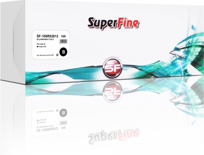 Картридж SuperFine 106R02612 для принтеров Xerox Phaser 7100 (в упаковке 2 шт.) 10K Black Картридж SuperFine 106R02612 для принтеров Xerox Phaser 7100 (в упаковке 2 шт.) 10K Black