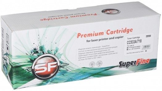Картридж SuperFine CC533A/ 718 для принтеров HP Color LaserJet CP2020/ 2025n 2.8K magenta Картридж SuperFine CC533A/ 718 для принтеров HP Color LaserJet CP2020/ 2025n 2.8K magenta