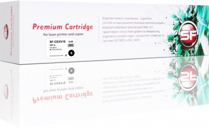 Картридж SuperFine C-EXV18 для принтеров Canon IR1018/ 1022 туба 460 гр. 8.4K Картридж SuperFine C-EXV18 для принтеров Canon IR1018/ 1022 туба 460 гр. 8.4K