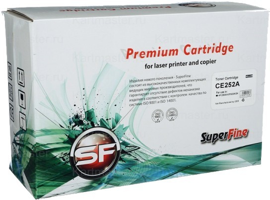Картридж SuperFine CE252A для принтеров HP Color LaserJet 3525/ 3530 7K yellow Premium