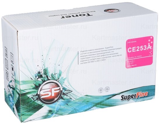 Картридж SuperFine CE253A для принтеров HP Color LaserJet 3525/ 3530 7K magenta Premium