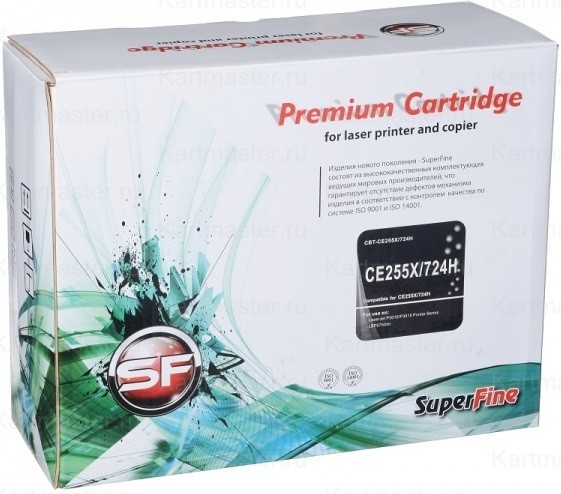 Картридж SuperFine CE255X для принтеров HP LaserJet P3010/ P3015 12.5K Картридж SuperFine CE255X для принтеров HP LaserJet P3010/ P3015 12.5K