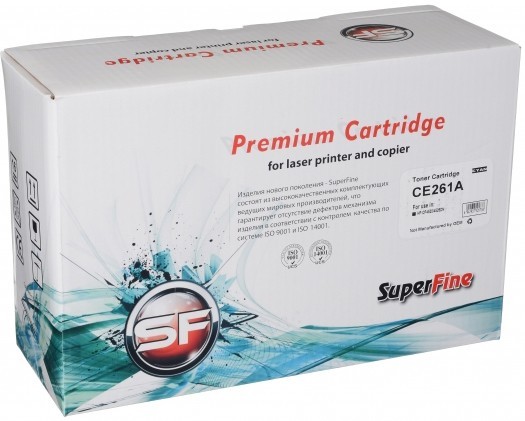 Картридж SuperFine CE261A для принтеров HP Color LaserJet CP4025/ 4525 11K Cyan Картридж SuperFine CE261A для принтеров HP Color LaserJet CP4025/ 4525 11K Cyan