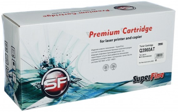 Картридж SuperFine Q3960A для принтеров HP Color LaserJet 2550/ 2820/ 2840 5K black