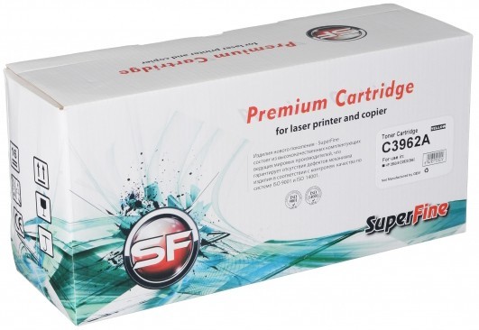 Картридж SuperFine Q3962A для принтеров HP Color LaserJet 2550/ 2820/ 2840 4K yellow Premium Картридж SuperFine Q3962A для принтеров HP Color LaserJet 2550/ 2820/ 2840 4K yellow Premium