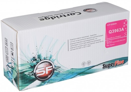 Картридж SuperFine Q3963A для принтеров HP Color LaserJet 2550/ 2820/ 2840 4K magenta Premium Картридж SuperFine Q3963A для принтеров HP Color LaserJet 2550/ 2820/ 2840 4K magenta Premium
