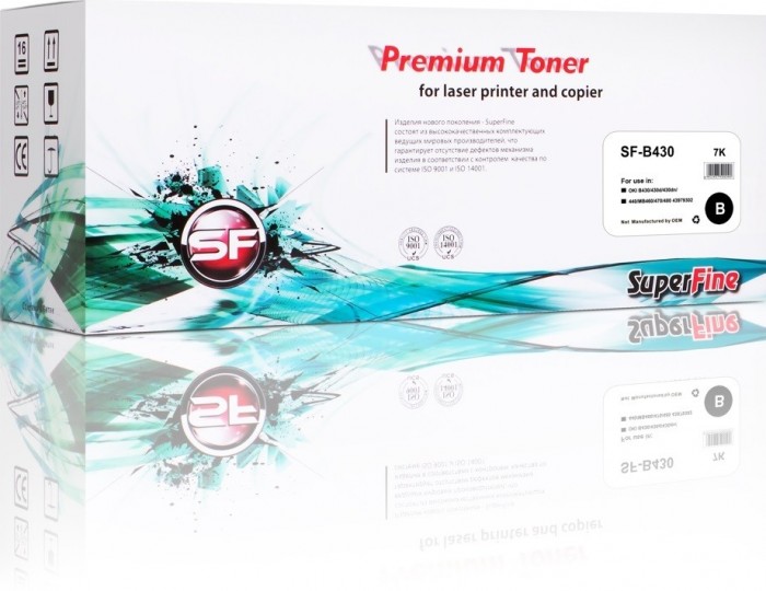 Картридж SuperFine 43979302 для принтеров OKI B430/ 430d/ 430dn/ 440/ MB460/ 470/ 480 7K