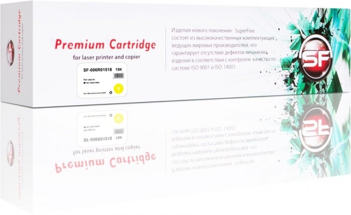 Картридж SuperFine 006R01518 для принтеров Xerox WorkCentre 7500s/ 7800s 15K Yellow Картридж SuperFine 006R01518 для принтеров Xerox WorkCentre 7500s/ 7800s 15K Yellow