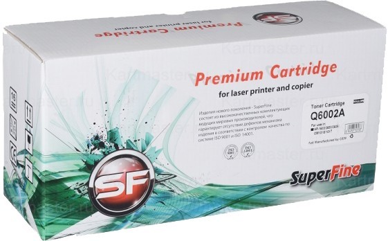 Картридж SuperFine Q6002A для принтеров HP Color LaserJet 2600/ 1600 2K yellow Premium
