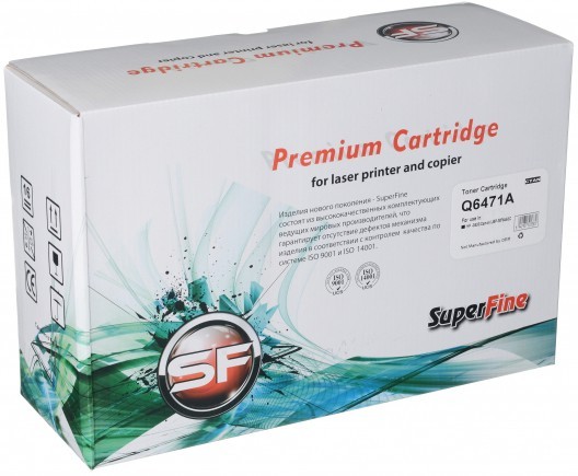 Картридж SuperFine Q6471A для принтеров HP Color LaserJet 3600 4K cyan Premium