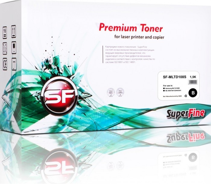 Картридж SuperFine MLT-D108S для принтеров Samsung ML-1640/ 1641/ 2240/ 2241 1.5K Картридж SuperFine MLT-D108S для принтеров Samsung ML-1640/ 1641/ 2240/ 2241 1.5K