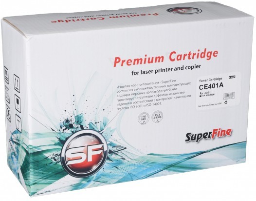 Картридж SuperFine CE401A 507A для принтеров HP Color LaserJet Color M551 6K Cyan Картридж SuperFine CE401A 507A для принтеров HP Color LaserJet Color M551 6K Cyan