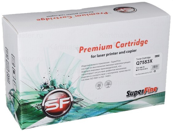 Картридж SuperFine Q7553X для принтеров HP LaserJet P2010/ P2014/ P2015 7K Картридж SuperFine Q7553X для принтеров HP LaserJet P2010/ P2014/ P2015 7K