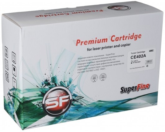 Картридж SuperFine CE402A 507A для принтеров HP Color LaserJet Color M551 6K Yellow Картридж SuperFine CE402A 507A для принтеров HP Color LaserJet Color M551 6K Yellow