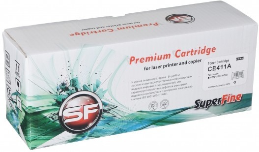 Картридж SuperFine CE411A для принтеров HP Color LaserJet Pro 300/ 400 2.6K cyan Картридж SuperFine CE411A для принтеров HP Color LaserJet Pro 300/ 400 2.6K cyan