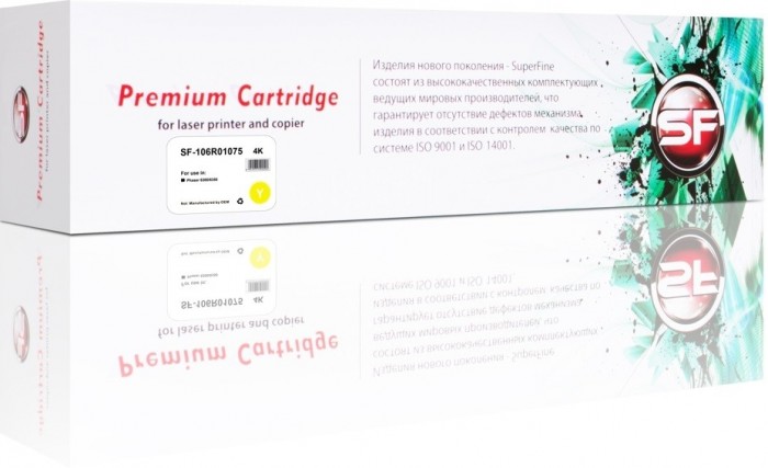 Картридж SuperFine 106R01075 для принтеров Xerox Phaser 6300/ 6350 4K Yellow Картридж SuperFine 106R01075 для принтеров Xerox Phaser 6300/ 6350 4K Yellow