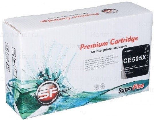 Картридж SuperFine CE505X/ Cartridge 719H для принтеров HP LaserJet 2050/ 2055 6.5K Картридж SuperFine CE505X/ Cartridge 719H для принтеров HP LaserJet 2050/ 2055 6.5K